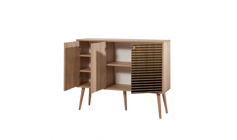 Consola, Mega-220, Stejar Sonoma, 120 x 90 x 36 cm