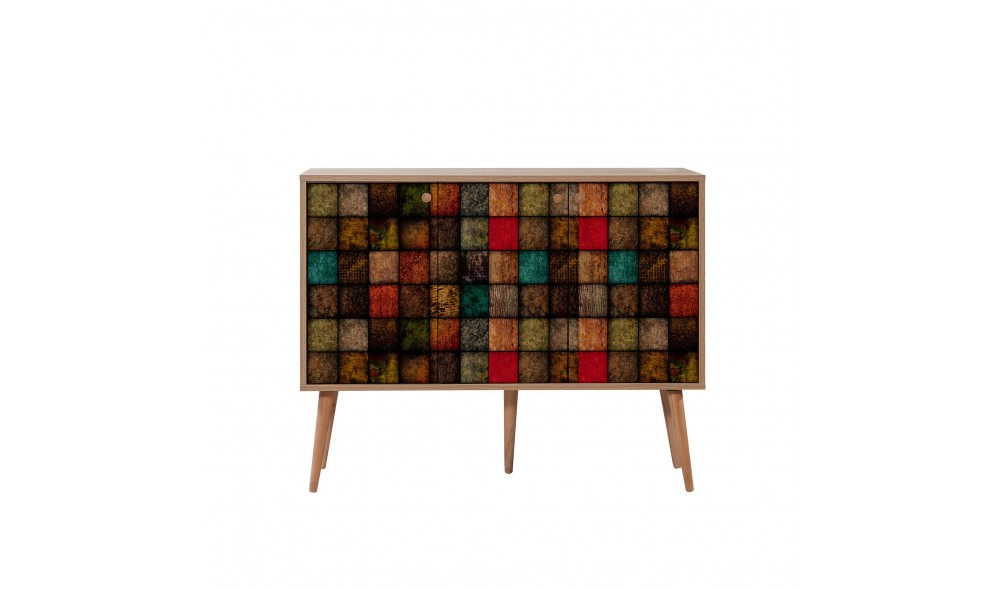 Consola, Mega-723, Stejar Sonoma, 120 x 90 x 36 cm