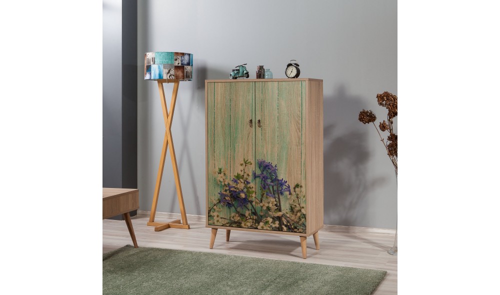 Dulap multifunctional, Multibox - 727, Stejar Sonoma, 80 x 127 x 36 cm