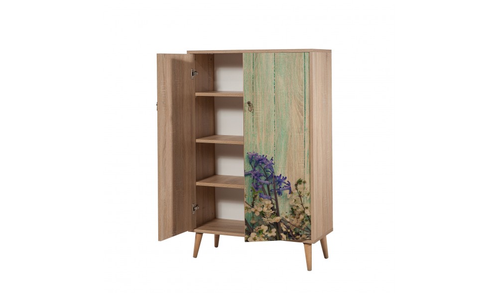 Dulap multifunctional, Multibox - 727, Stejar Sonoma, 80 x 127 x 36 cm