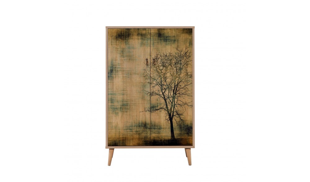 Dulap multifunctional, Multibox - 729, Stejar Sonoma, 80 x 127 x 36 cm