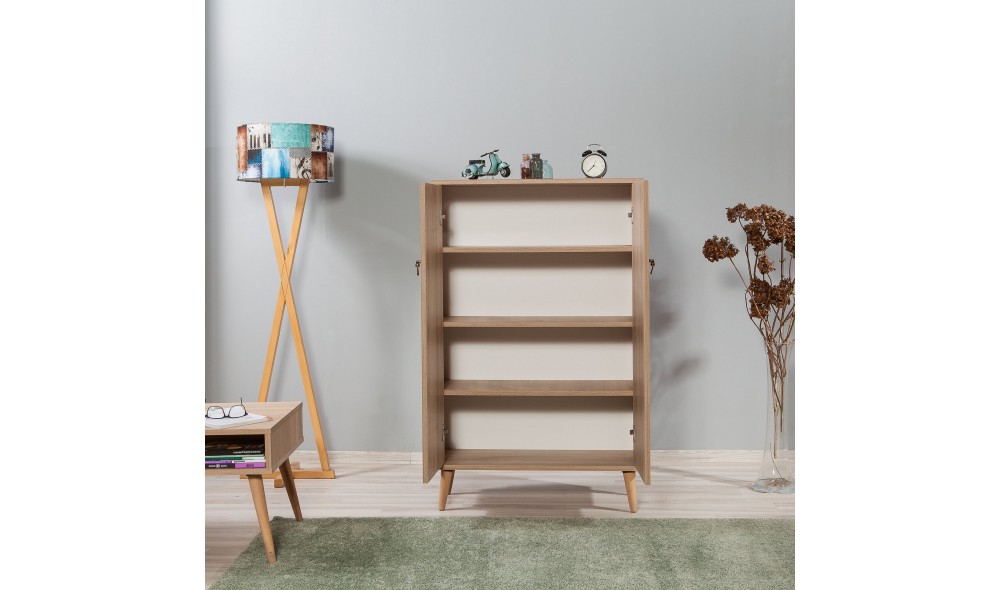 Dulap multifunctional, Multibox - 734, Stejar Sonoma, 80 x 127 x 36 cm