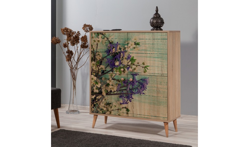 Dulap multifunctional, Multilux - 727, Stejar Sonoma, 95 x 111 x 36 cm