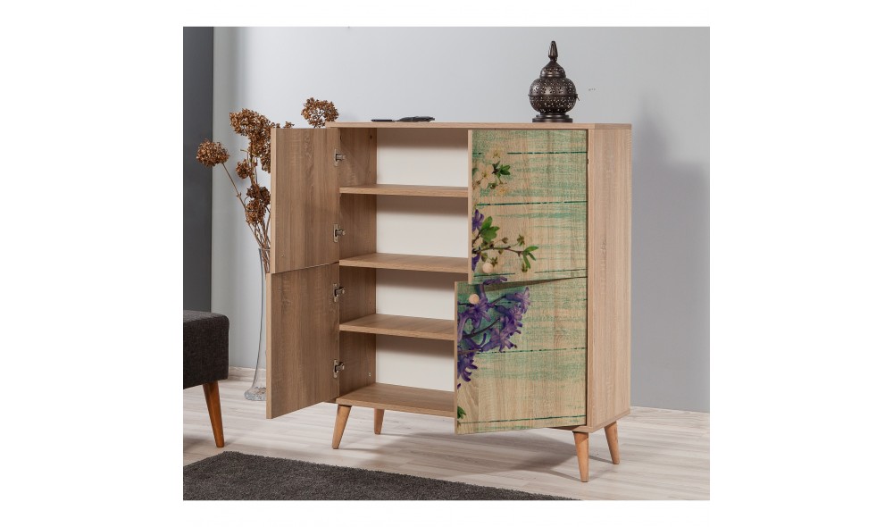 Dulap multifunctional, Multilux - 727, Stejar Sonoma, 95 x 111 x 36 cm