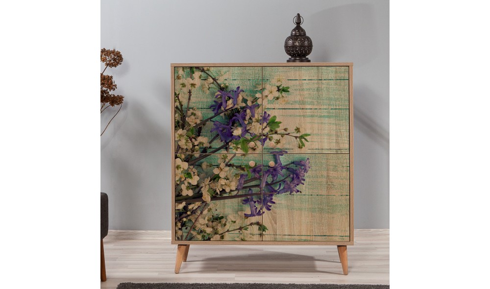 Dulap multifunctional, Multilux - 727, Stejar Sonoma, 95 x 111 x 36 cm