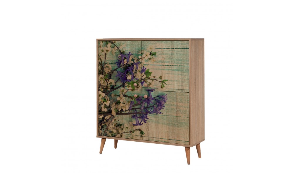 Dulap multifunctional, Multilux - 727, Stejar Sonoma, 95 x 111 x 36 cm