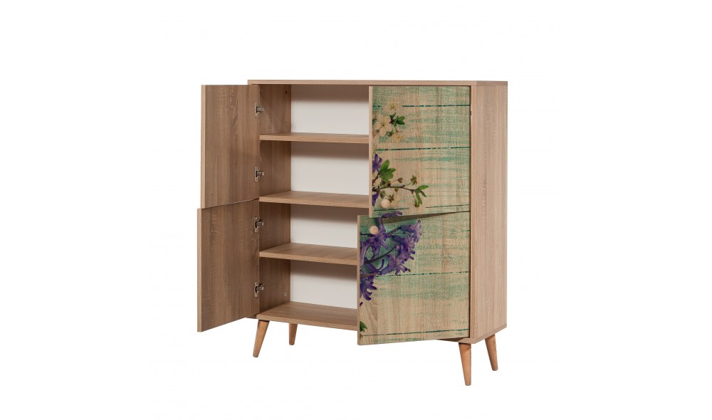 Dulap multifunctional, Multilux - 727, Stejar Sonoma, 95 x 111 x 36 cm