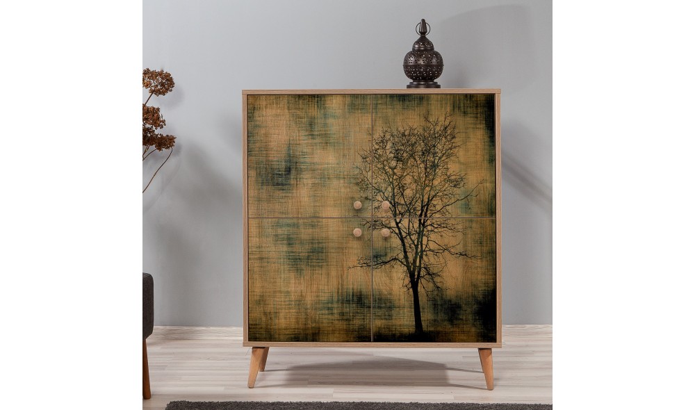 Dulap multifunctional, Multilux - 729, Stejar Sonoma, 95 x 111 x 36 cm