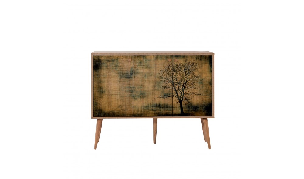 Consola, Mega - 729, Stejar Sonoma, 120 x 90 x 36 cm