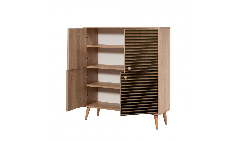 Dulap multifunctional, Multilux-220, Stejar Sonoma, 95 x 111 x 36 cm