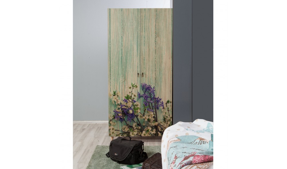 Dulap, Stil - 727, Stejar Sonoma, 90 x 192 x 52 cm