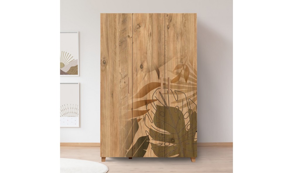 Dulap, Leva Hedera Forest, Pinul Atlantic, 120 x 189 x 48 cm