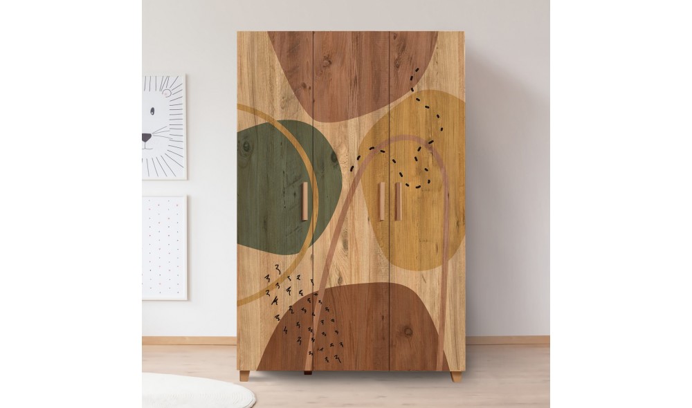 Dulap, Leva Hedera Form, Pinul Atlantic, 120 x 189 x 48 cm