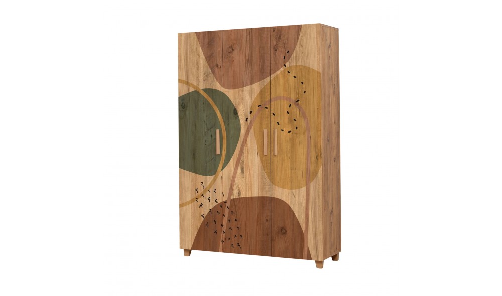 Dulap, Leva Hedera Form, Pinul Atlantic, 120 x 189 x 48 cm