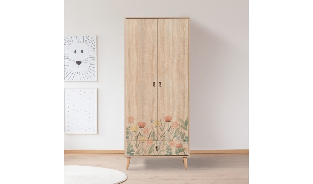 Dulap, Tulip, Multicolor, 80 x 190 x 45 cm