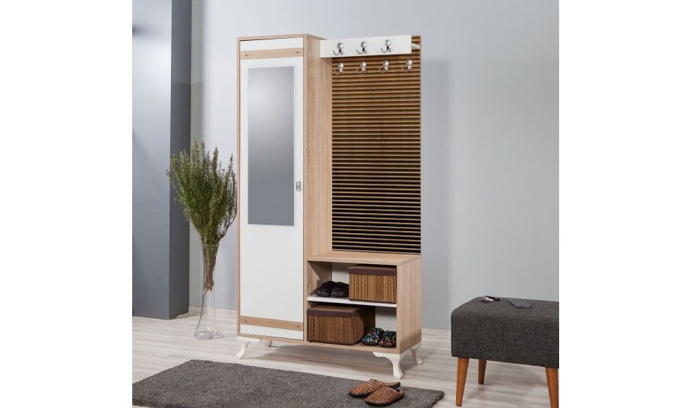 Antreu, Inci-220, Stejar Sonoma, 100 x 190 x 36 cm