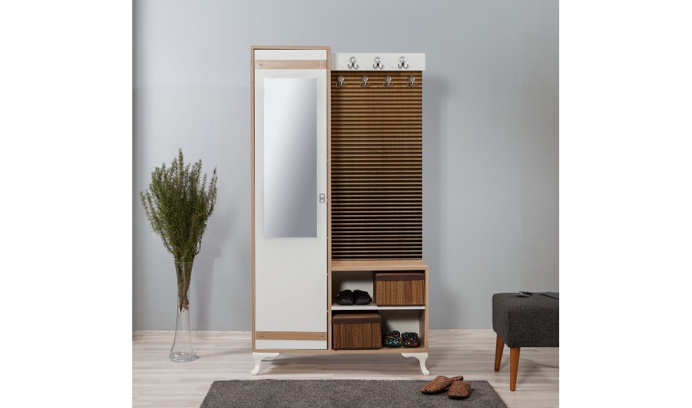 Antreu, Inci-220, Stejar Sonoma, 100 x 190 x 36 cm