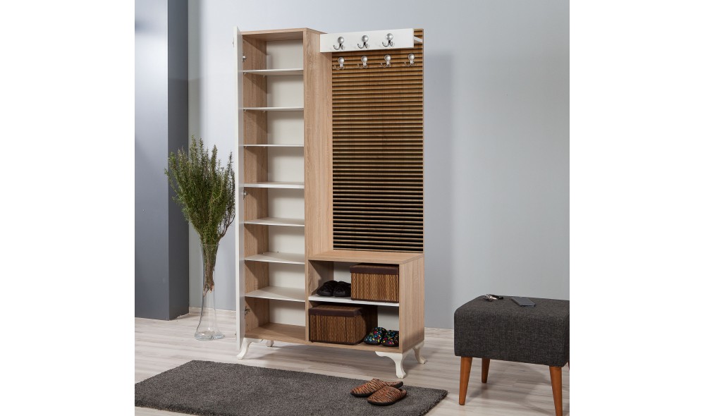 Antreu, Inci-220, Stejar Sonoma, 100 x 190 x 36 cm