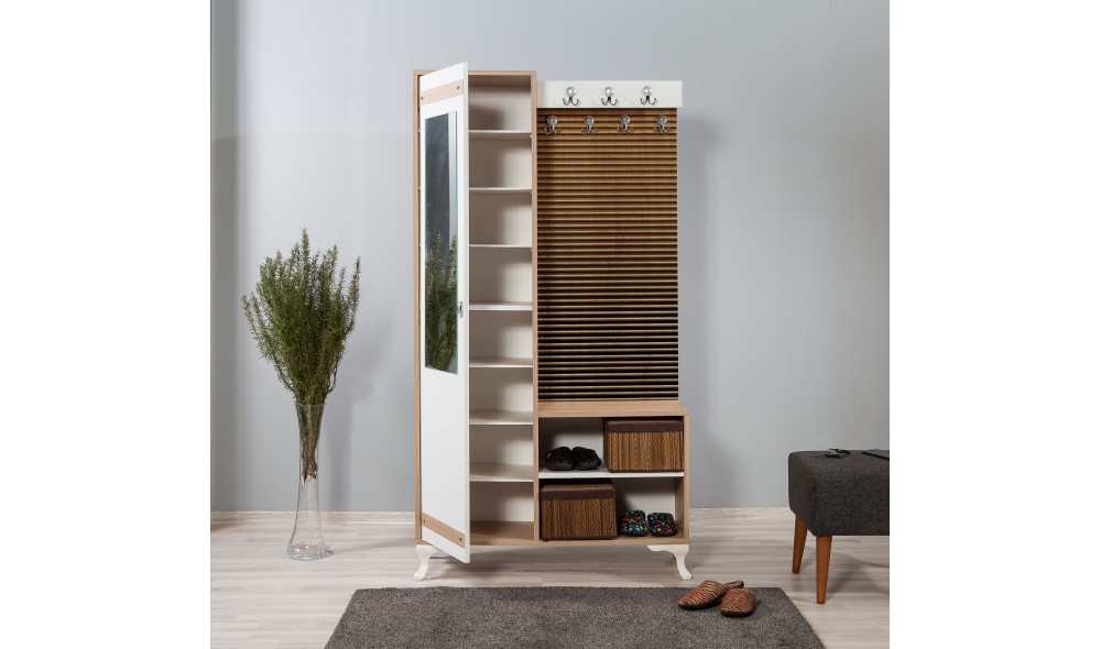 Antreu, Inci-220, Stejar Sonoma, 100 x 190 x 36 cm