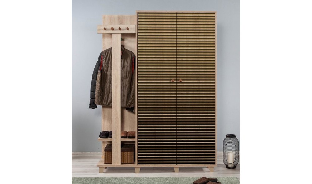 Antreu, Garmanto 135-220, Stejar Sonoma, 135 x 192 x 36 cm