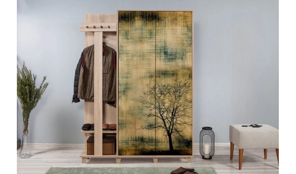 Antreu, Garmanto 135-729, Stejar Sonoma, 135 x 194 x 36 cm