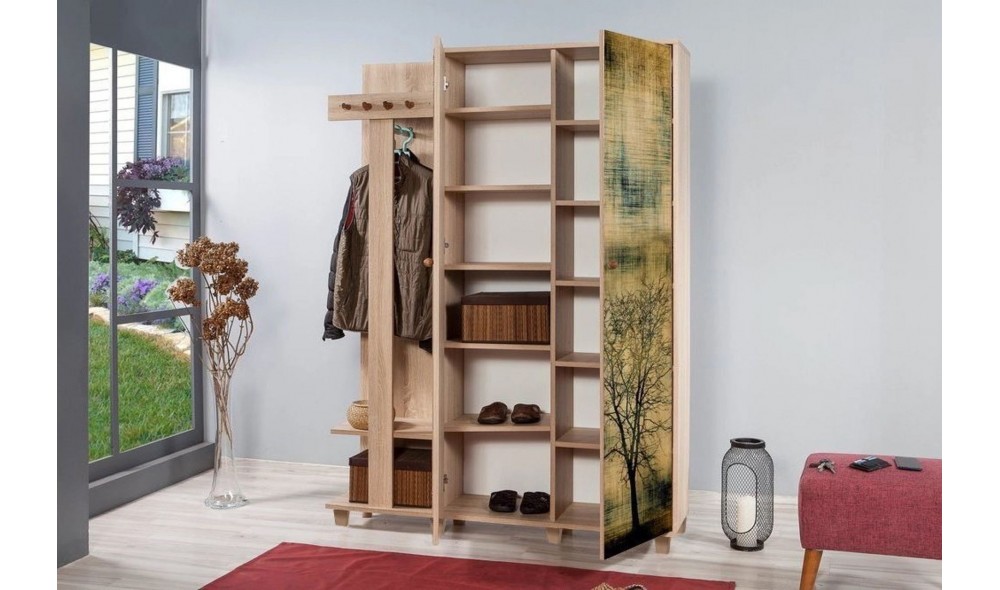 Antreu, Garmanto 135-729, Stejar Sonoma, 135 x 194 x 36 cm