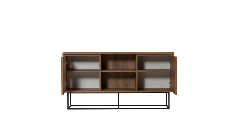 Consola, Zela, NucNegru, 140 x 72 x 36 cm