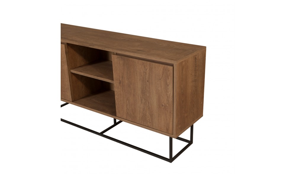 Consola, Zela, NucNegru, 140 x 72 x 36 cm