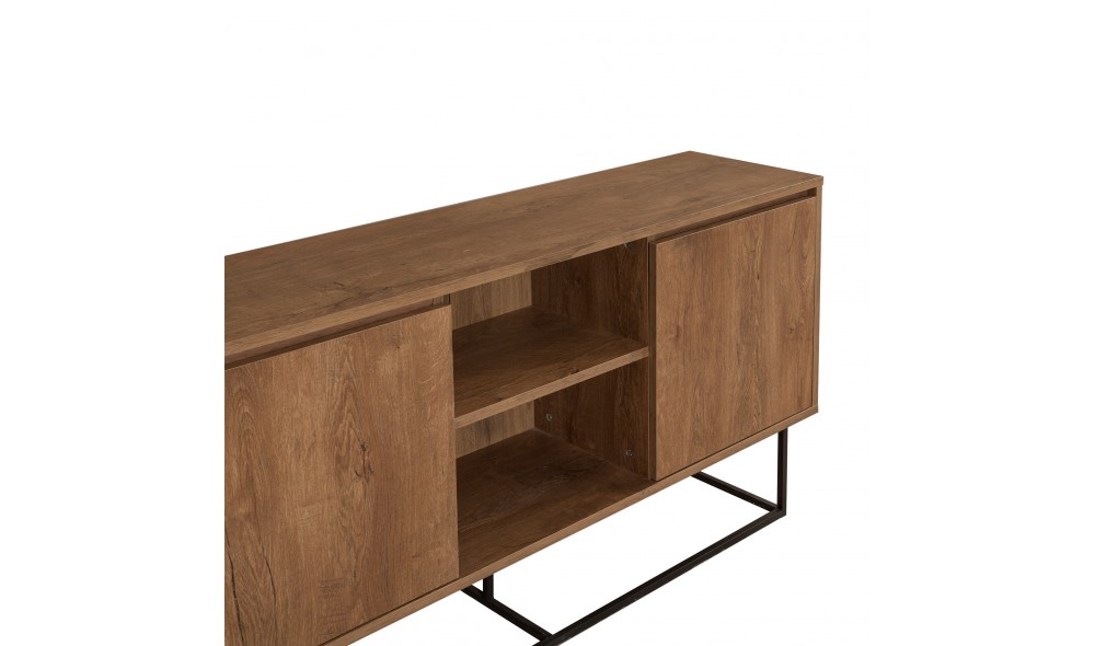 Consola, Zela, NucNegru, 140 x 72 x 36 cm