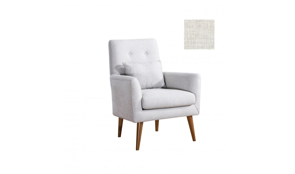 Fotoliu, Zeni Berjer - Crema, 72 x 97 x 66 cm