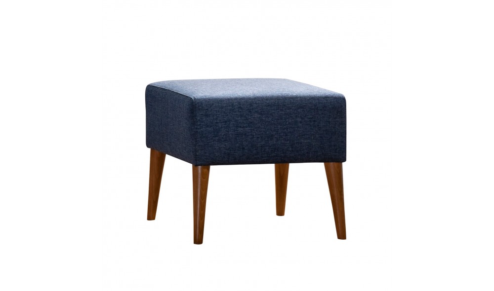 Tuffet, Zeni Puf - Albastru inchis, 50 x 45 x 46 cm