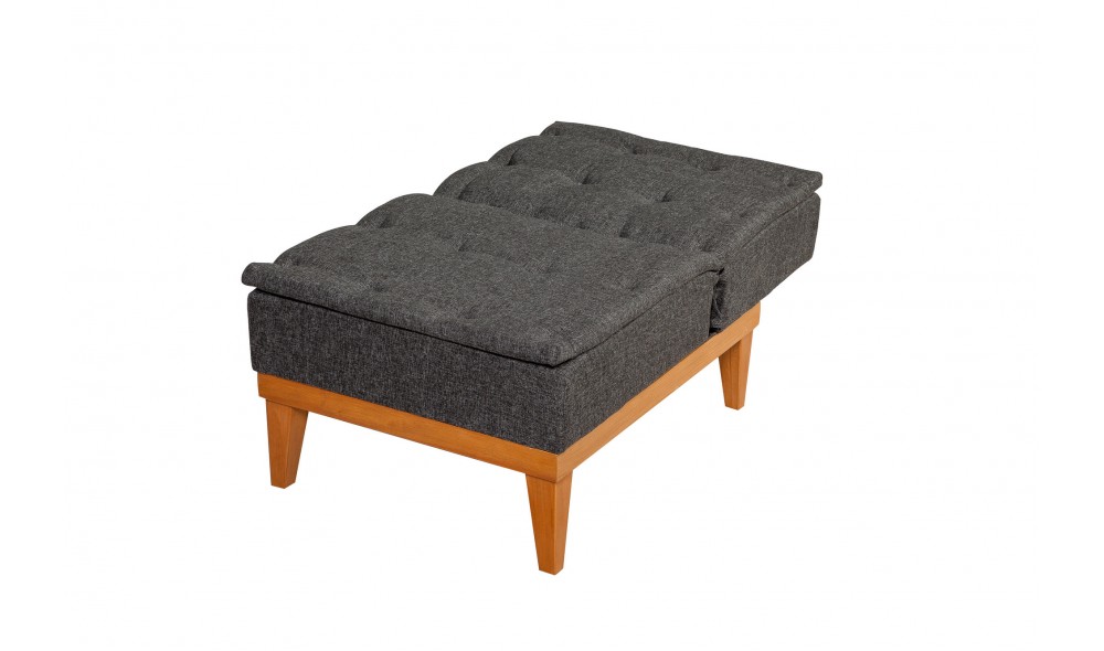 Fotoliu, Fuoco Berjer - Antracit, 62 x 80 x 80 cm