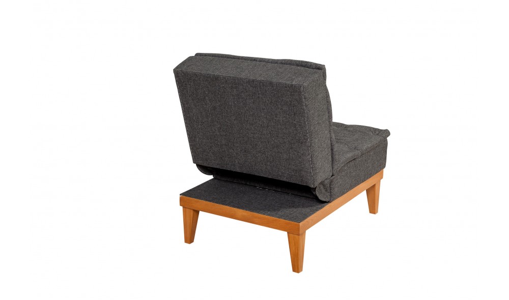 Fotoliu, Fuoco Berjer - Antracit, 62 x 80 x 80 cm