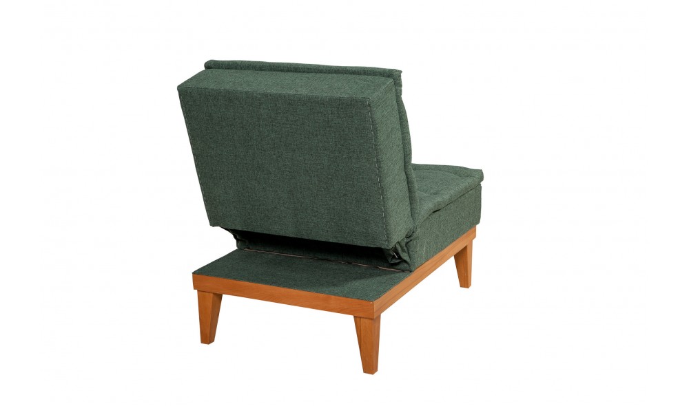 Fotoliu, Fuoco Berjer - Verde, 62 x 80 x 80 cm