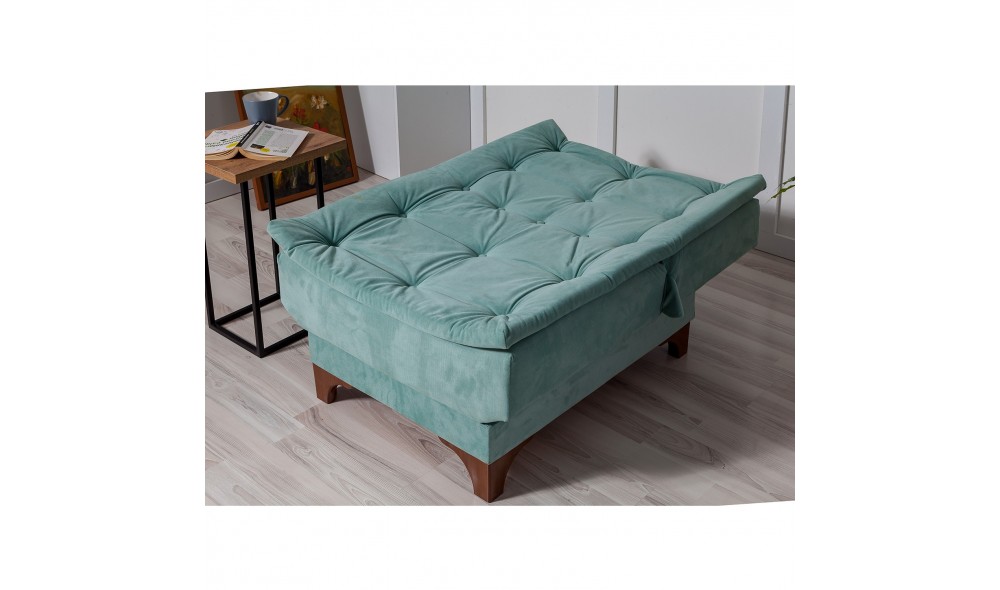 Fotoliu, Kelebek Berjer - Sea Green, 75 x 90 x 85 cm