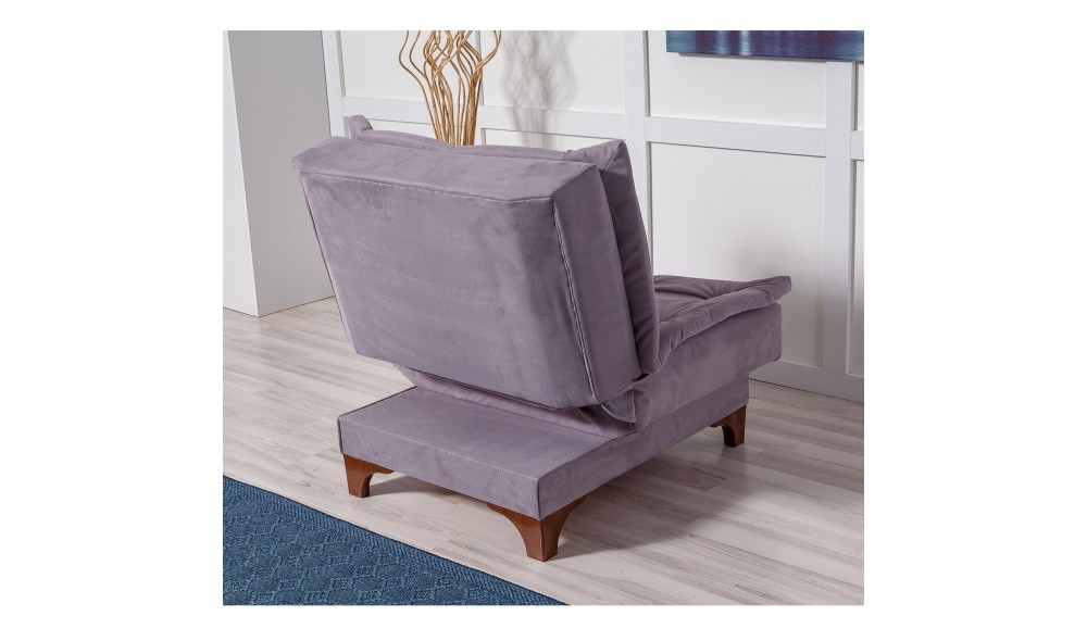 Fotoliu, Kelebek Berjer - Gri, 75 x 90 x 85 cm