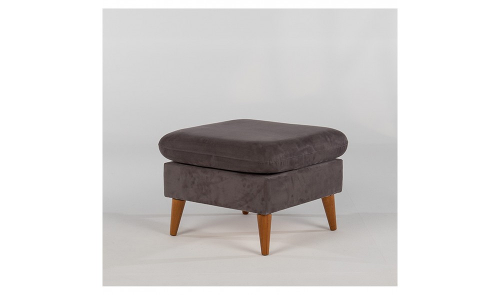 Tuffet, Sofia Puf - Antracit, 63 x 48 x 63 cm