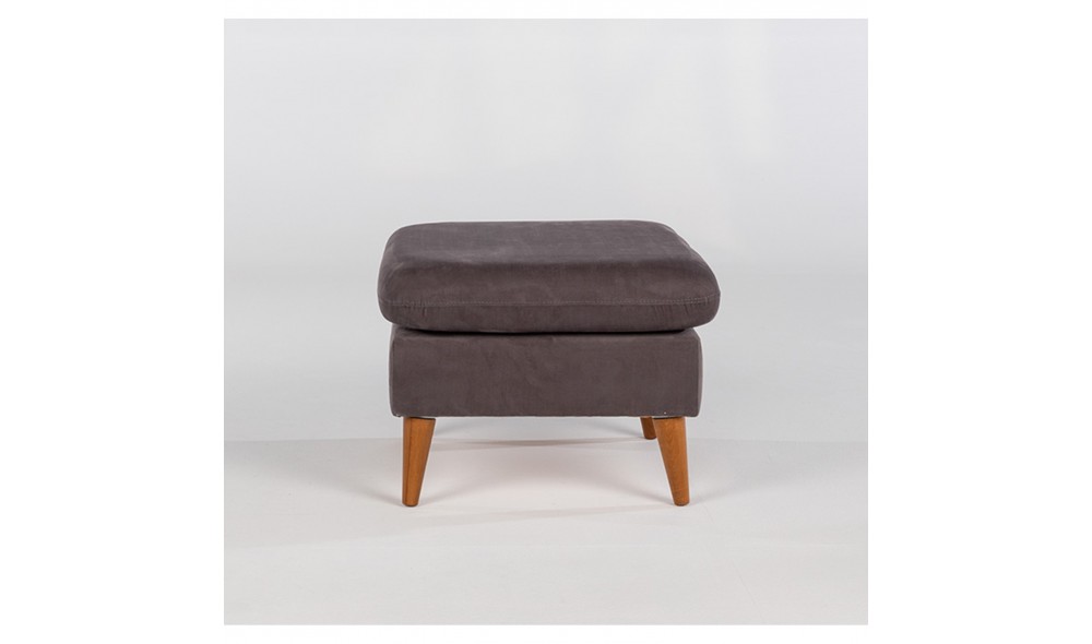 Tuffet, Sofia Puf - Antracit, 63 x 48 x 63 cm