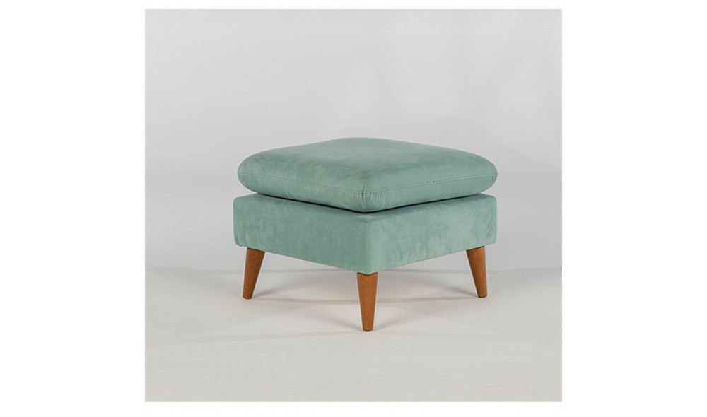 Tuffet, Sofia Puf - Sea Green, 63 x 48 x 63 cm