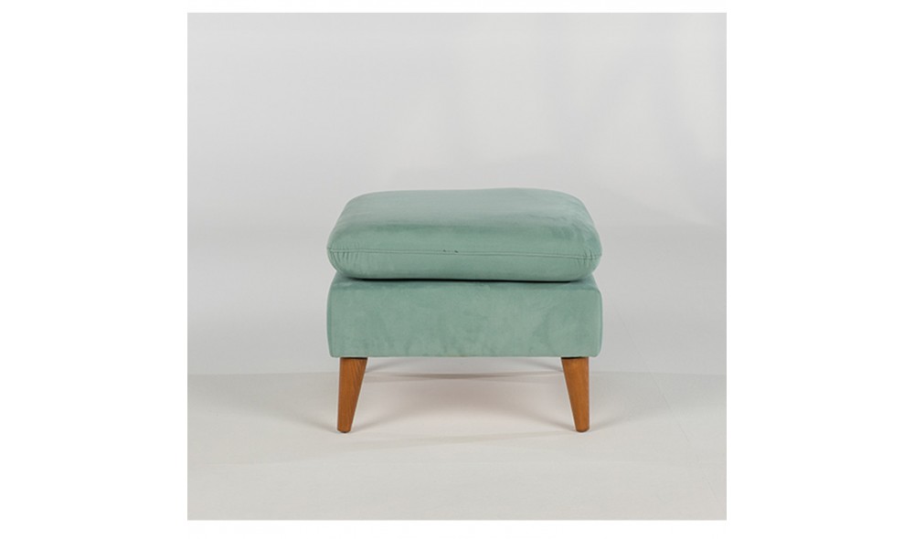 Tuffet, Sofia Puf - Sea Green, 63 x 48 x 63 cm