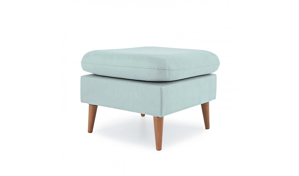 Tuffet, Sofia Puf - Sea Green, 63 x 48 x 63 cm