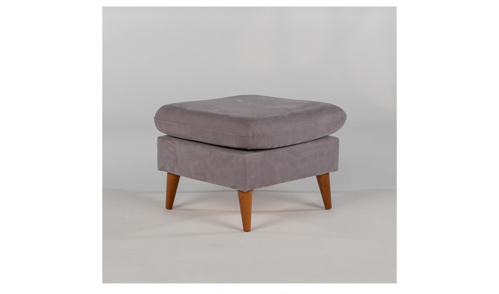 Tuffet, Sofia Puf - Gri, 63 x 48 x 63 cm