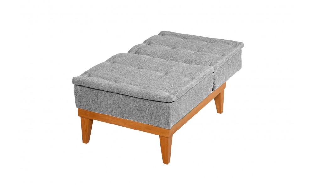 Fotoliu, Fuoco Berjer - Gri, 62 x 80 x 80 cm