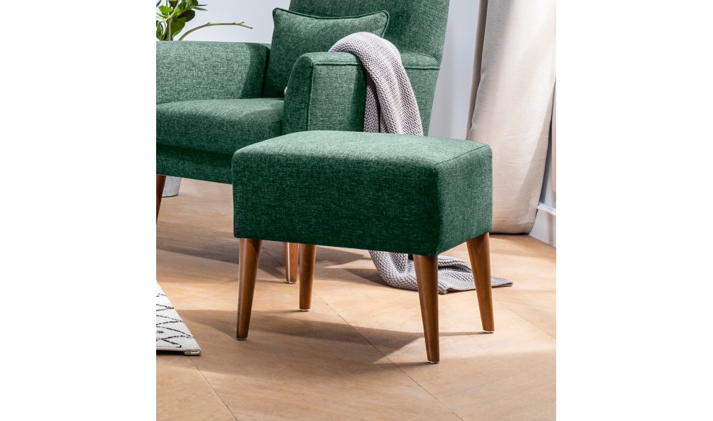 Tuffet, Zeni - Verde, 50 x 45 x 46 cm