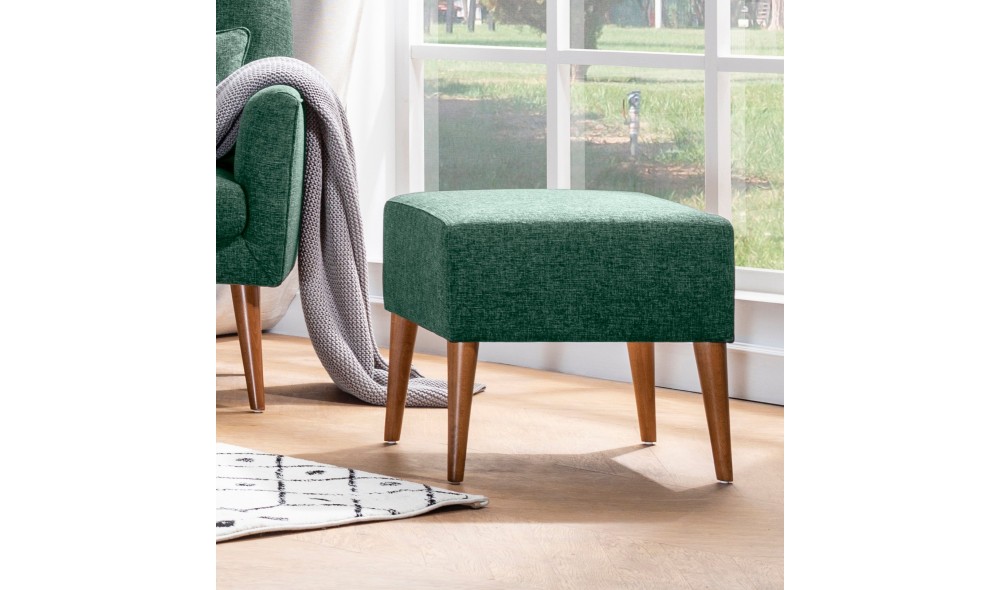 Tuffet, Zeni - Verde, 50 x 45 x 46 cm