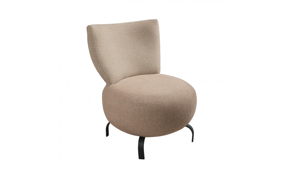 Fotoliu, Loly - Crema, 64 x 84 x 74 cm