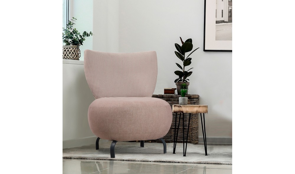 Fotoliu, Loly - Somon, 64 x 84 x 74 cm