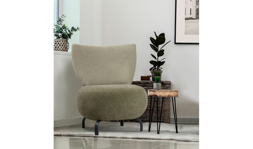 Fotoliu, Loly - Verde, 64 x 84 x 74 cm