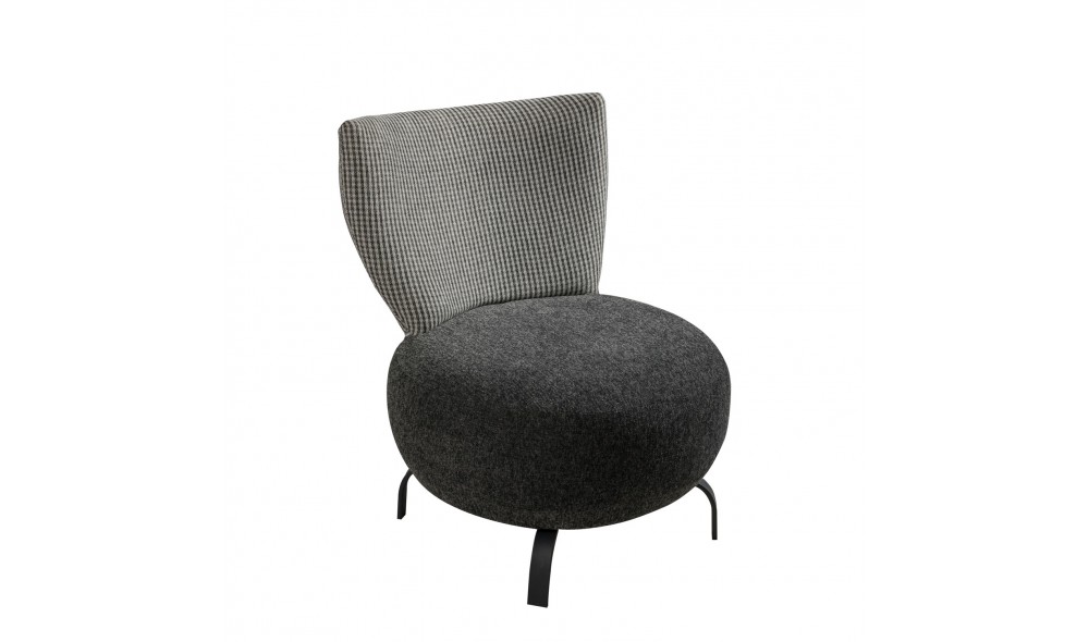 Fotoliu, Loly - Antracit, 64 x 84 x 74 cm