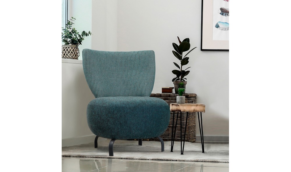 Fotoliu, Loly - Turcoaz, 64 x 84 x 74 cm